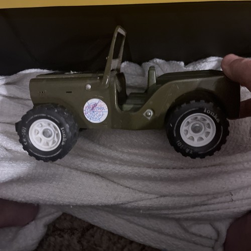 TONKA ジープ Tonka 1970's US Army Jeep Military Green Vintage Pressed