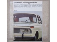 BMW Modellprogramm 1966-1600 ti tilux CS R69S ti 2000 IX//66 1800