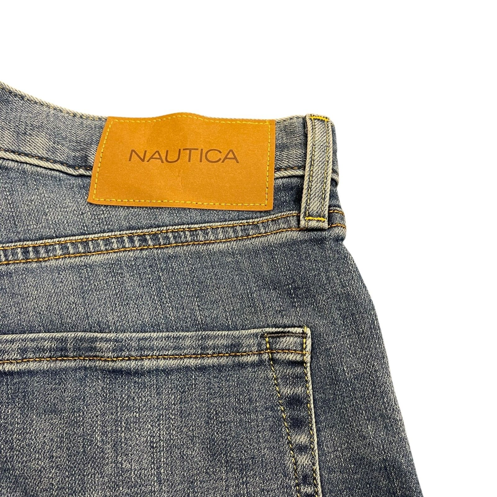 NWT Nautica Men's Original Relaxed Straight Stretch Denim Jeans 4 Colors All Siz
