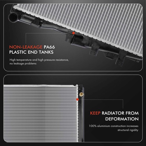 Radiator w/ Transmission Oil Cooler for Mercedes-Benz W124 260E 300E 300TE E320