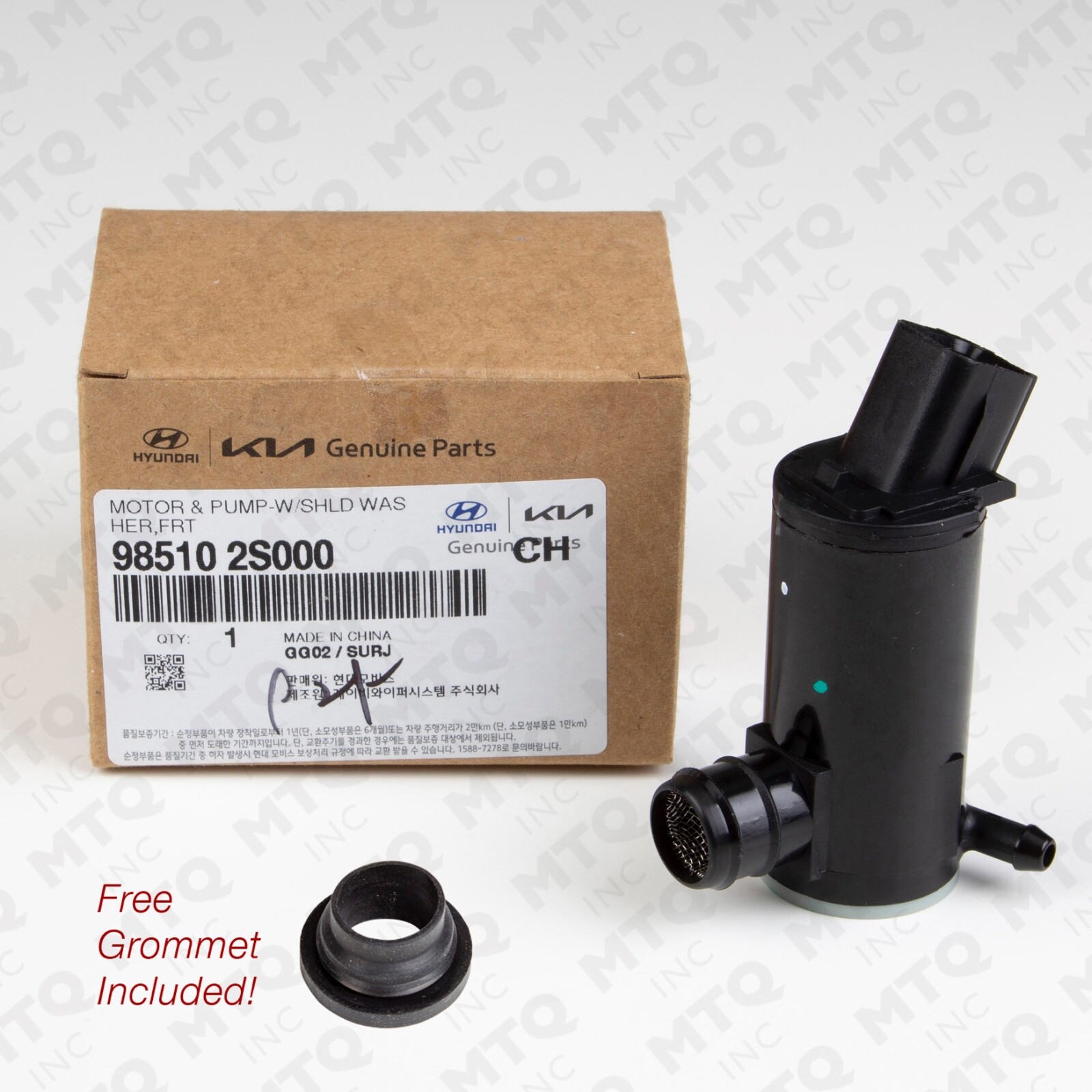 98510-2S000 Genuine Windshield Washer Pump compatible with
