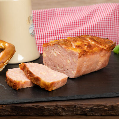 Wurstbaron® Leberkaskaskas - Leberkäse mit Käse-Füllung (11,99 EUR/kg)