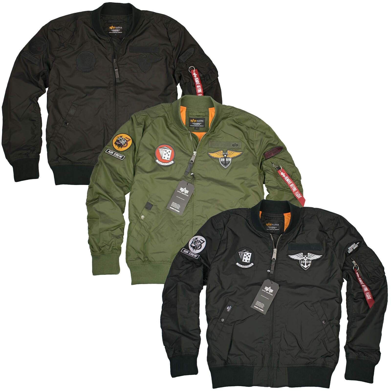 Alpha Industries Jacke MA-1 TT Patch SF 196102 Bomberjacke Alpha Industries Jacke MA-1 TT Patch SF 196102 Bomberjacke