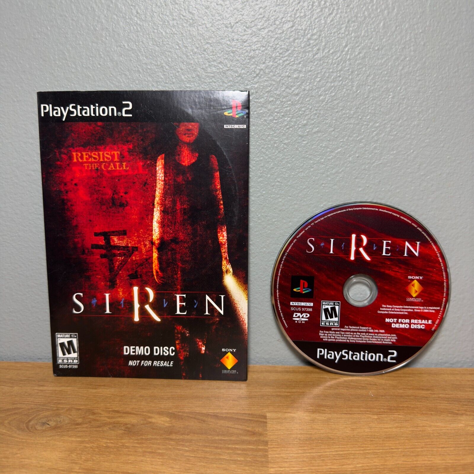 Siren PS2 Demo Disc Not For Resale Promo Playstation 2 Siren PS2 Demo Disc Not For Resale Promo Playstation 2