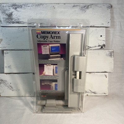 MEMOREX Copy Arm Adjustable Copy Paper Holder Pc Computer VTG 1989 | NEW /SEALED