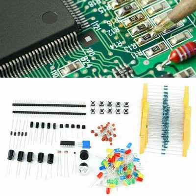 Electronics Component Basic Starter Kit w/830 tie-points Breadboard Power Supply