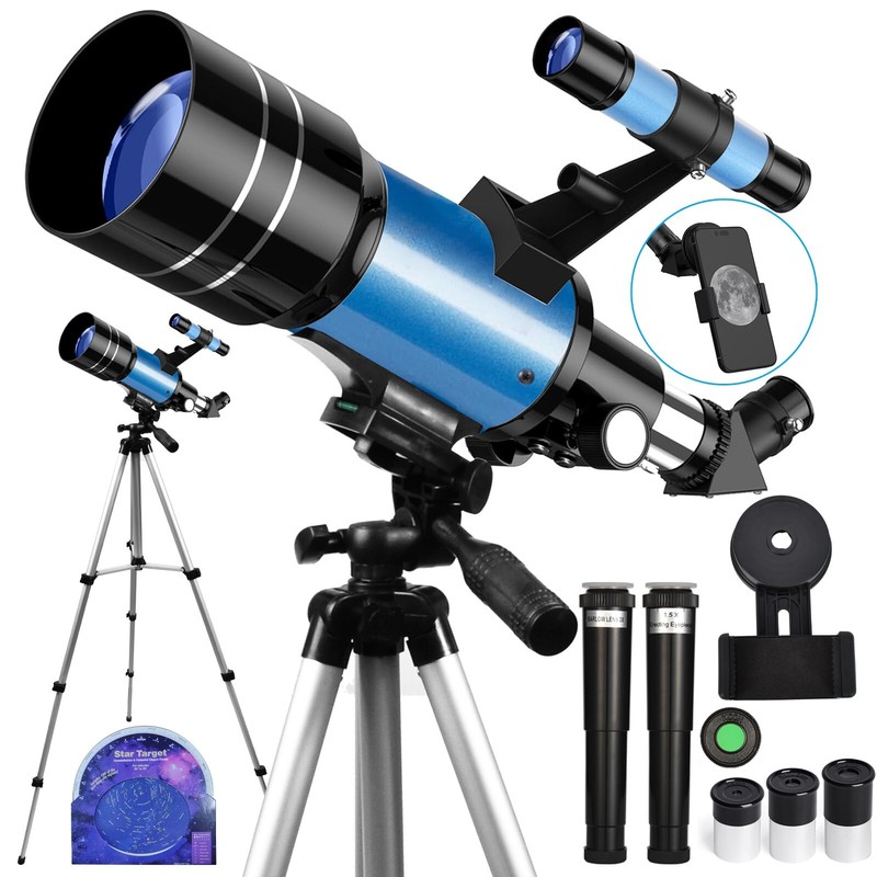 Professional Astronomical Telescope with High Tripod Lunar Mirror HD Viewing
