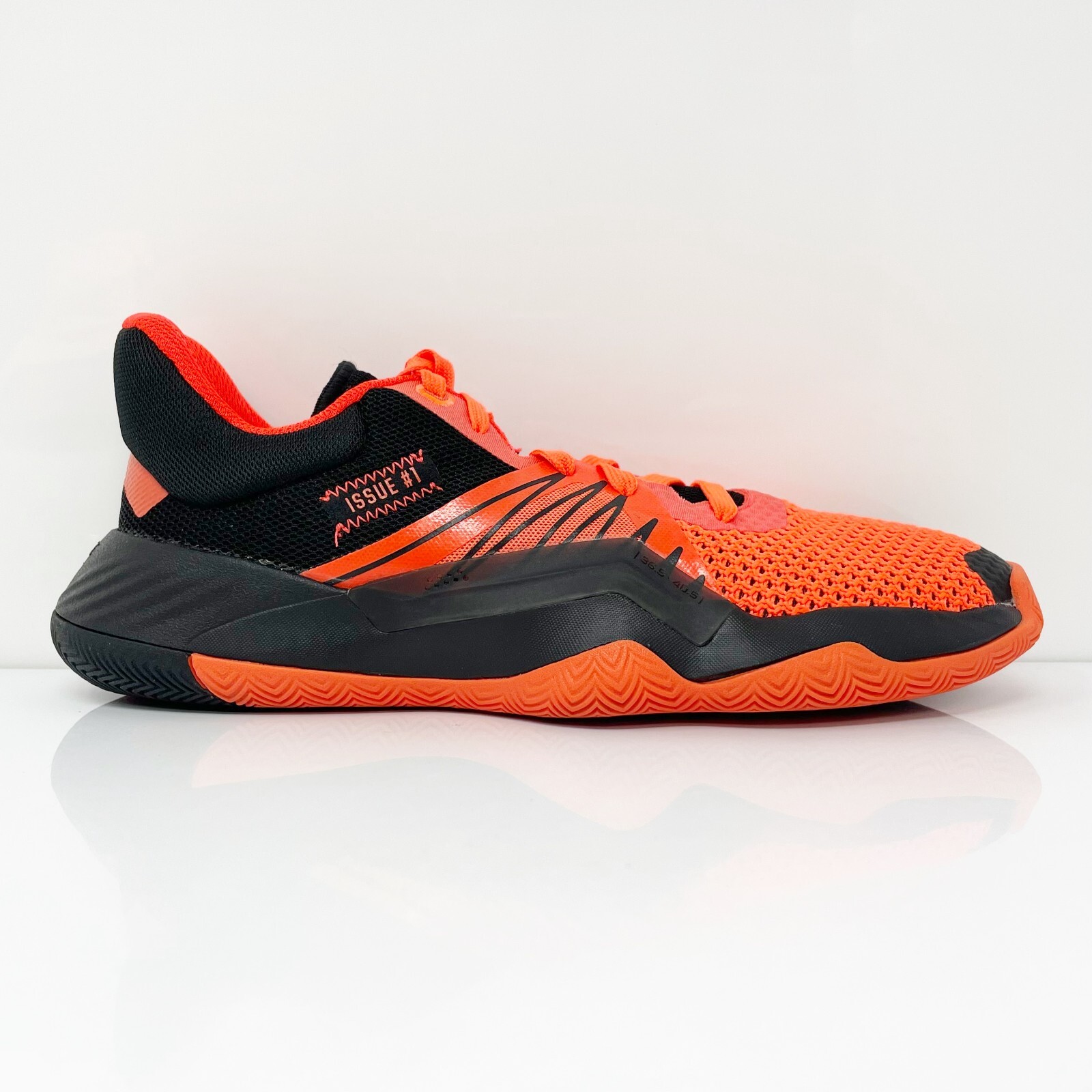 

Adidas Mens DON Issue 1 EG6565 Оранжевые баскетбольные кроссовки, размер 7, Оранжевый, DON Issue 1