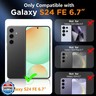 Temdan for Samsung Galaxy S24 FE Case, [Built-in Glass Screen Protector][Compatible with Magsafe][Full Body Shockproof][Work with Fingerprint ID] Heavy Duty Protection Phone Case for S24 FE 6.7