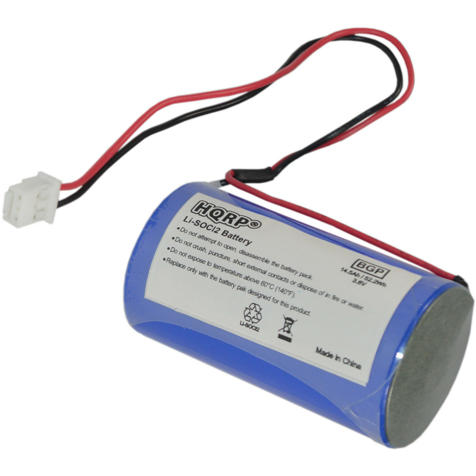 Lot De 2 Batteries ER34615M 3.6V Lithium Li-SOCI2 | Compatibles DSC, ALEXOR, Sirènes Extérieures Sans Fil - 10