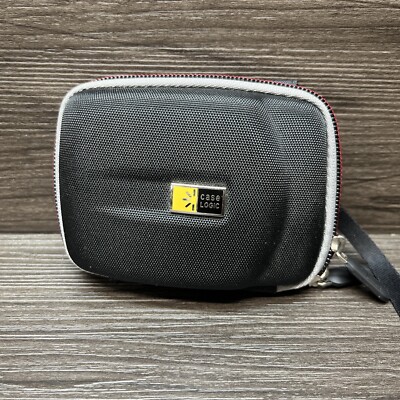 Case Logic, Black, Hard Shell, Digital Camera Case Holder 4x3x1.25 