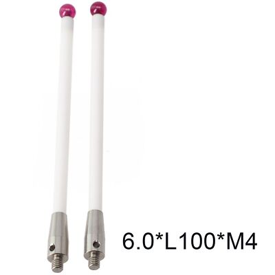 2Pcs Renishaw A-5000-3712 CMM Probe Stylus 100mm/Ceramic Stem 6mm Ball Tip