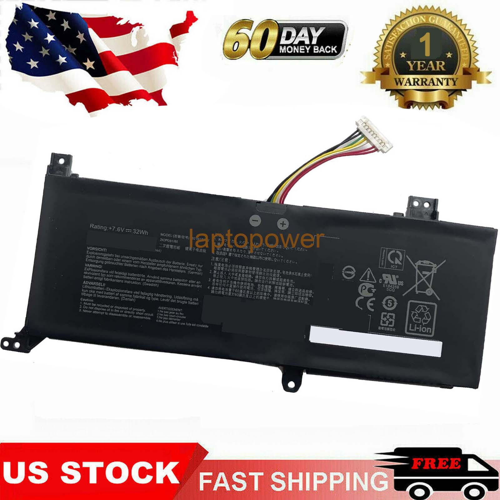 B21N1818-2 Battery for ASUS Y4200 Y5200F X512C X712UA Y5100D