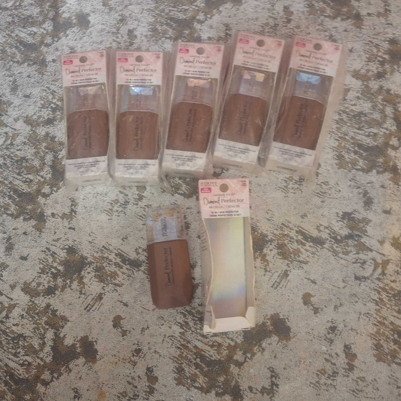 Physicians Formula Mineral Wear Diamond BB Cream Skin Perfector 6-Pack Lot Rich