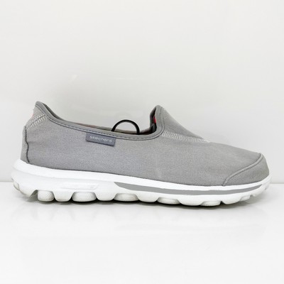 Skechers Womens Go Walk Extend 13771 Серые повседневные кроссовки, размер 6,5, Серый, Go Walk Extend