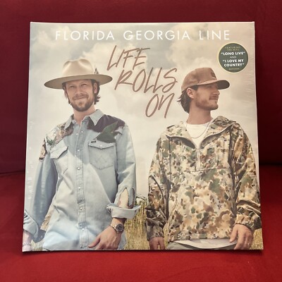NEW Florida Georgia Line Life Rolls On 2x Vinyl Record Sealed W/ Hype Sticker GF