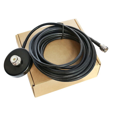 SO239 Mount Magnetic base Mini UHF Plug for Mobile Radio Antenna 5M Cable