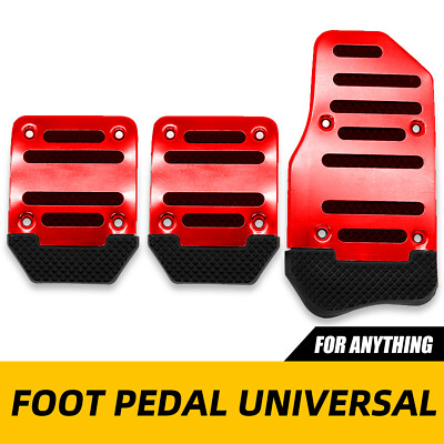 3Pcs/Set Universal Anti-Slip Car Pedal Pad Cover Car Interior Decor Accessories