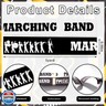Threetols 2 Rolls 10 Yards Marching Band Ribbons, 7/8