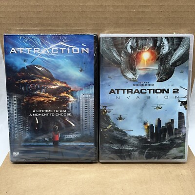 Attraction 1 & 2 Invasion DVD Lot BRAND NEW SEALED SEALED CULT CLASSIC OOP RARE