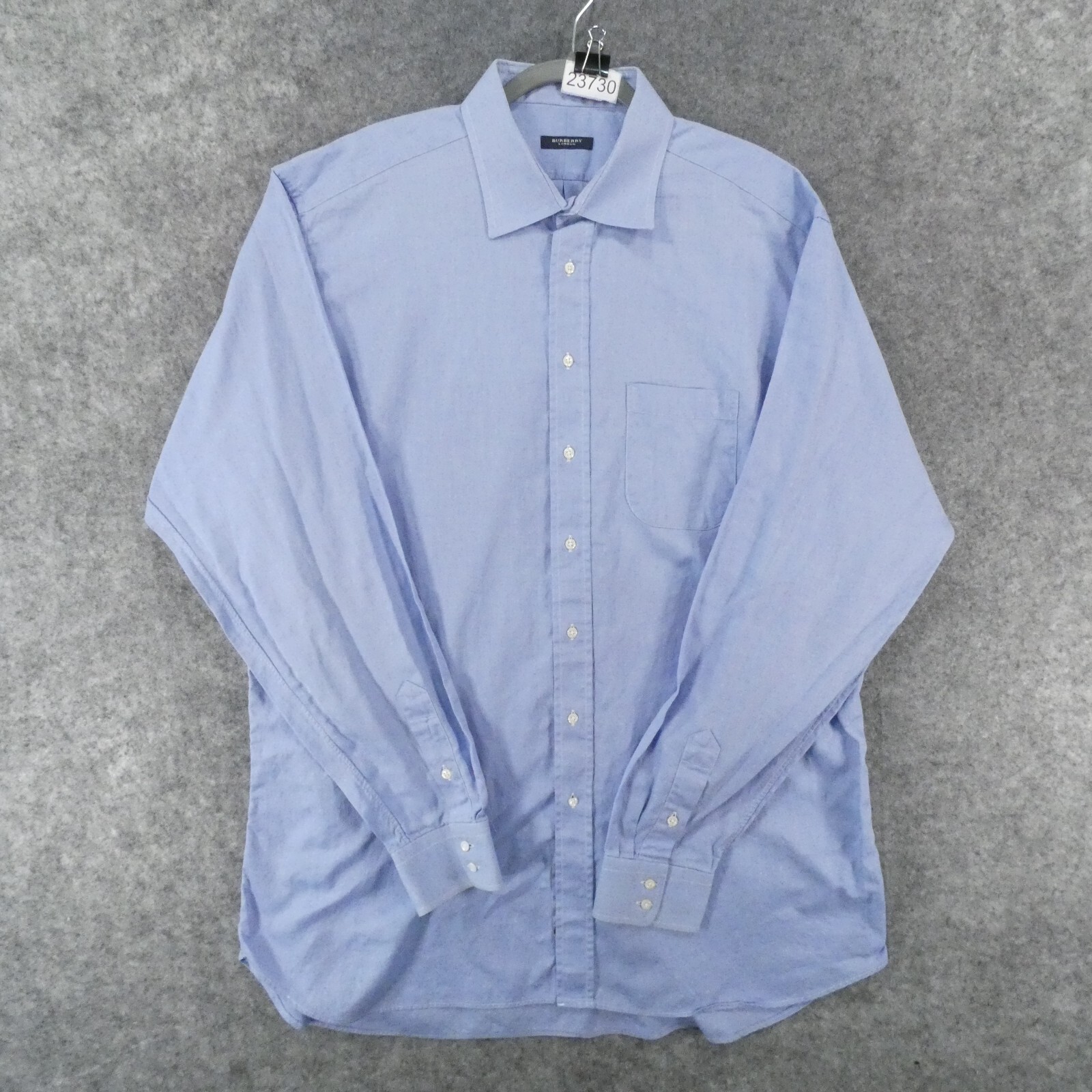 Burberry London Shirt Mens 18-39 T Long Sleeve Button Up