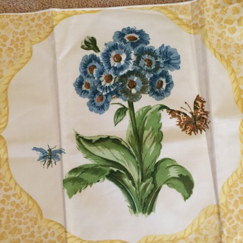 NINA CAMPBELL Osborne & Little Bagatelle Floral Roses Cotton England New 26