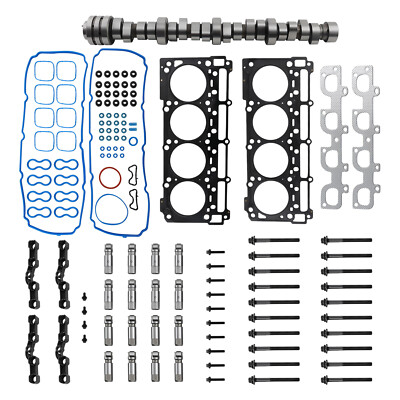 MDS Lifters Cam Head Gasket Bolts Kit for 11-19 6.4L Hemi Chrysler Dodge Jeep V8