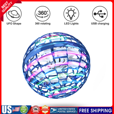 Flying Orb Ball Boomerang Spinner Kids Mini Drone Spinning UFO Boy Girl Toy Gift