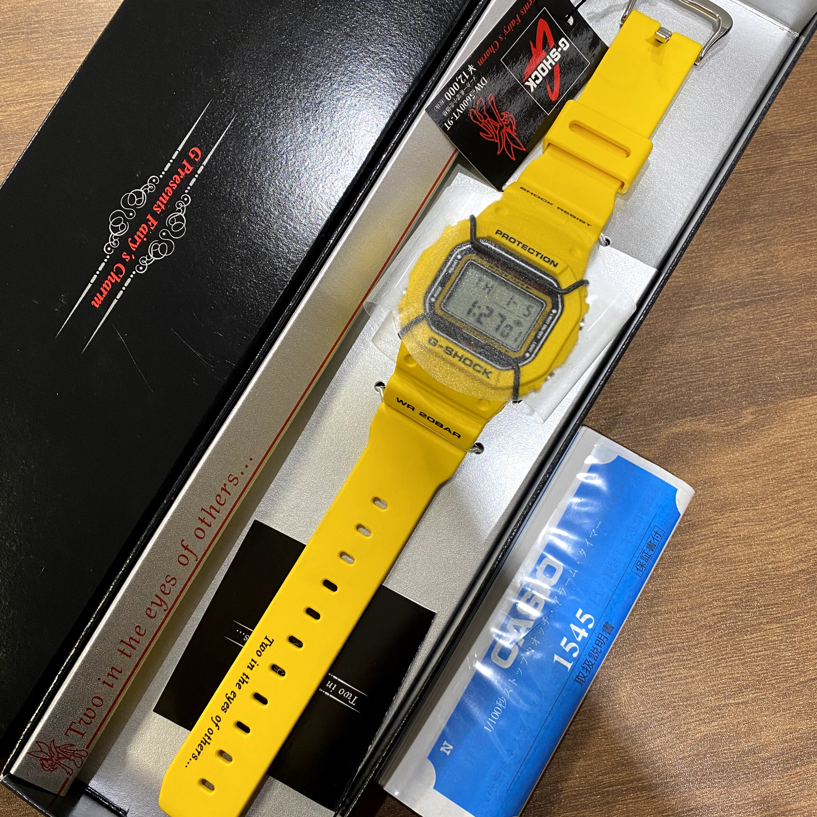 CASIO G-SHOCK DW-5600VT-9T Charm FairyYellow RARE Dead Stock CASIO G-SHOCK DW-5600VT-9T Charm FairyYellow RARE Dead Stock
