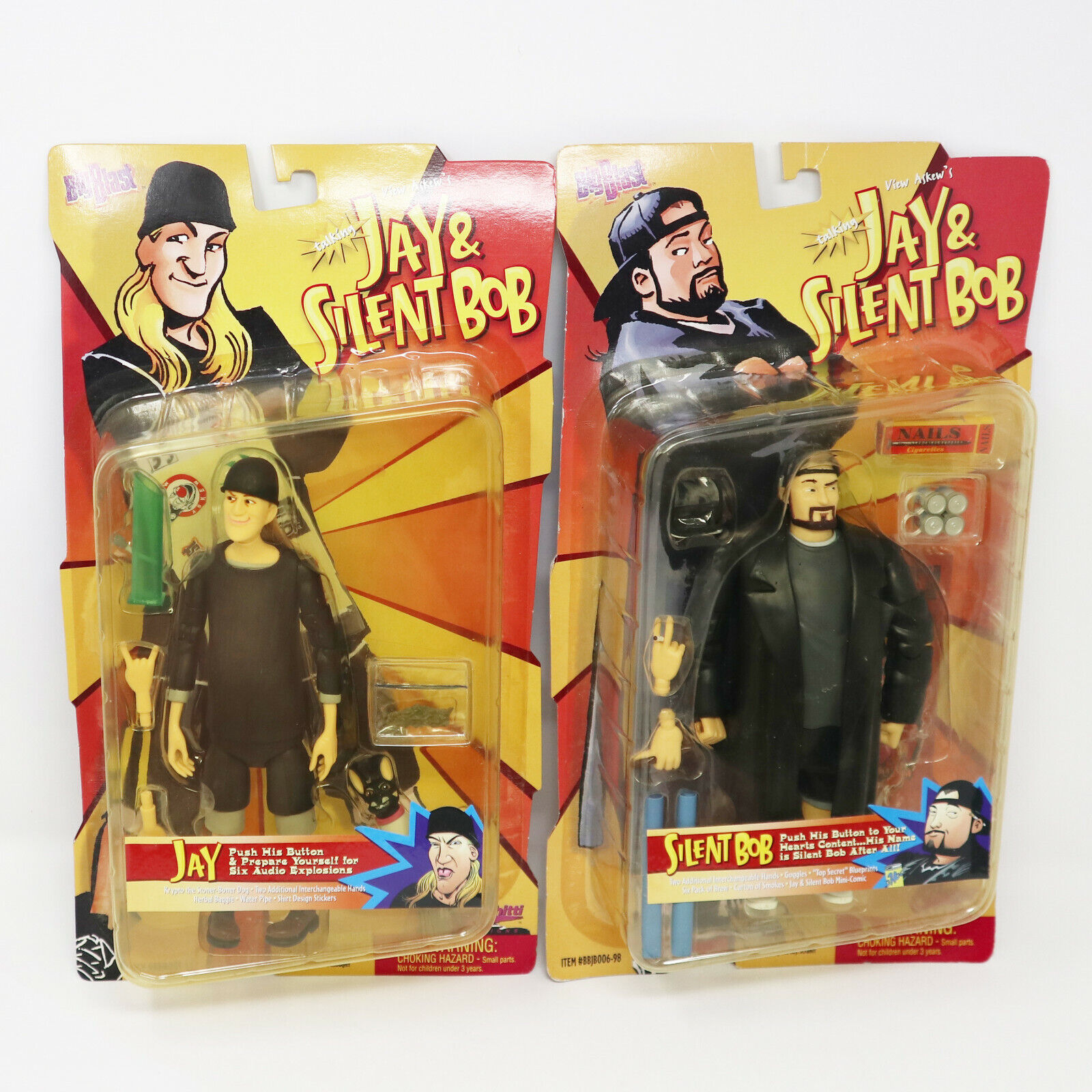 1998 VIEW ASKEW'S TALKING JAY & SILENT BOB 8 1998 VIEW ASKEW'S TALKING JAY & SILENT BOB 8