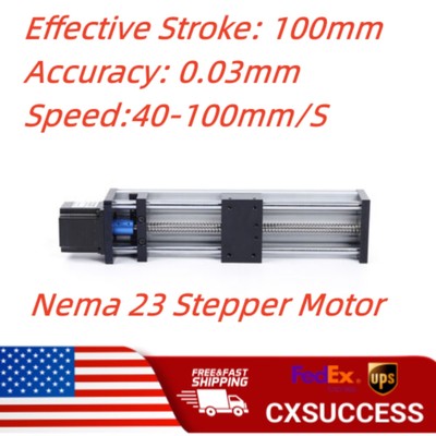 23 Motor CNC Linear Guide Rail Slide Stage Actuator Ball Screw Motion Table 