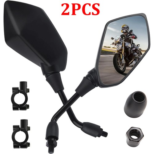 Motorcycle Rearview Mirrors 10mm For Kawasaki NINJA 1000 SX Z H2
