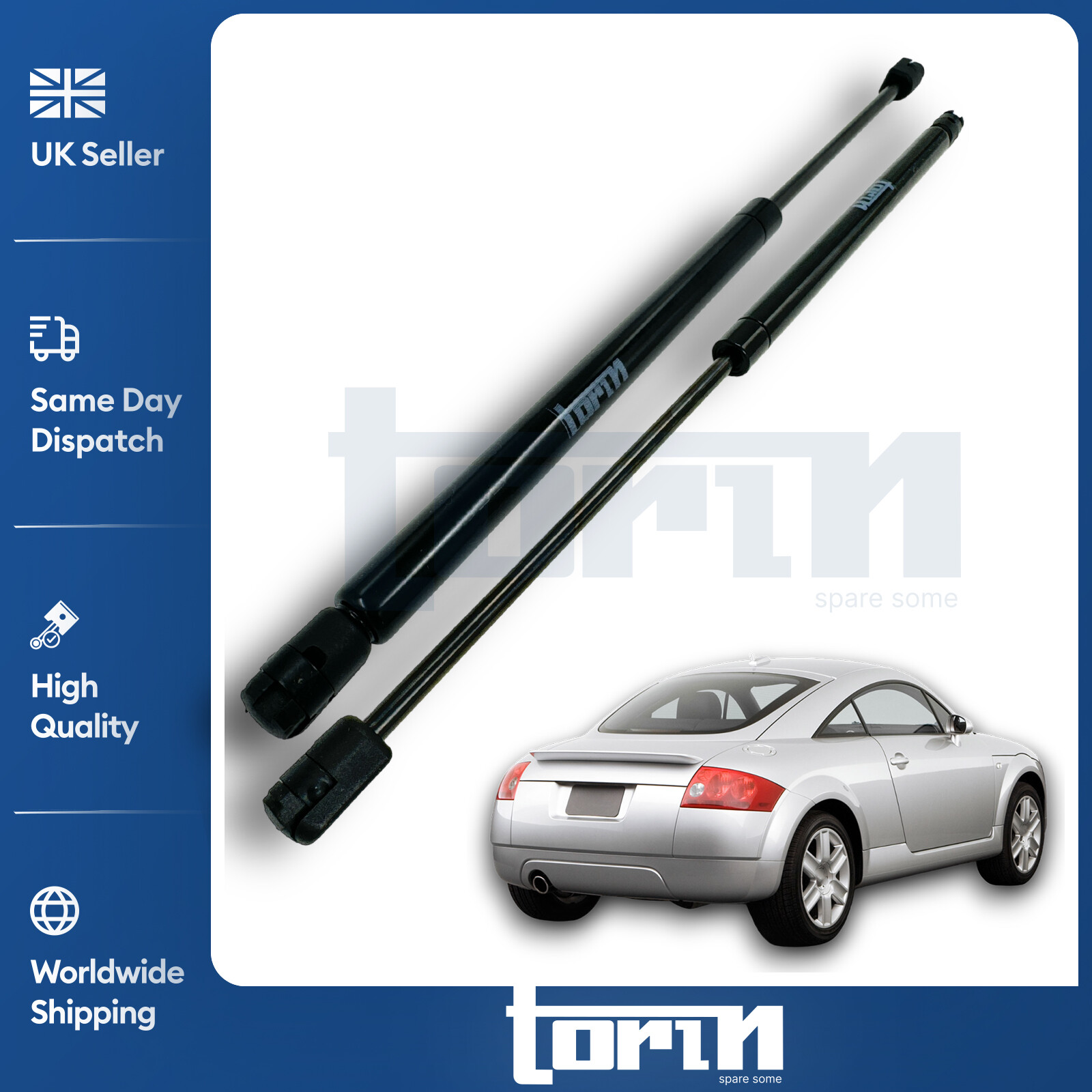 2X Rear Tailgate Boot Trunk Gas Struts Fits Audi TT Coupe 8N3 520N 8N8827552
