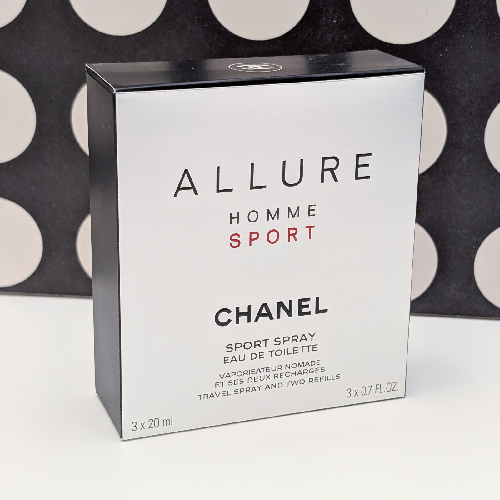 【未使用】CHANEL ALLURE HOMME SPORT 3x20ml Amazon.com : Chanel Allure Homme Sport Eau De Toilette