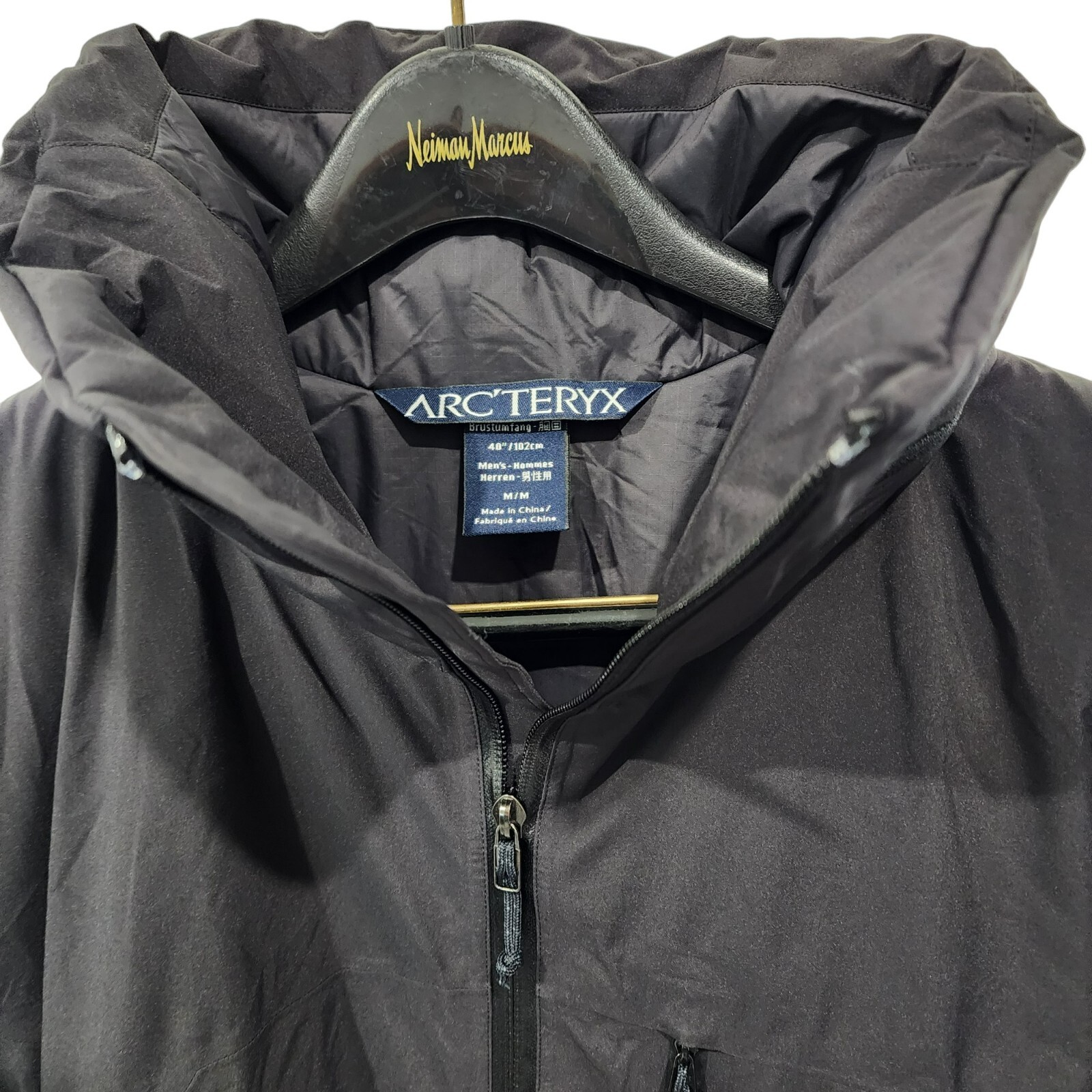 Pre-owned Arc'teryx Arcteryx Sentry Jacket Men's Black, '09 Deadstock Model 7440 Primaloft Pro Shell