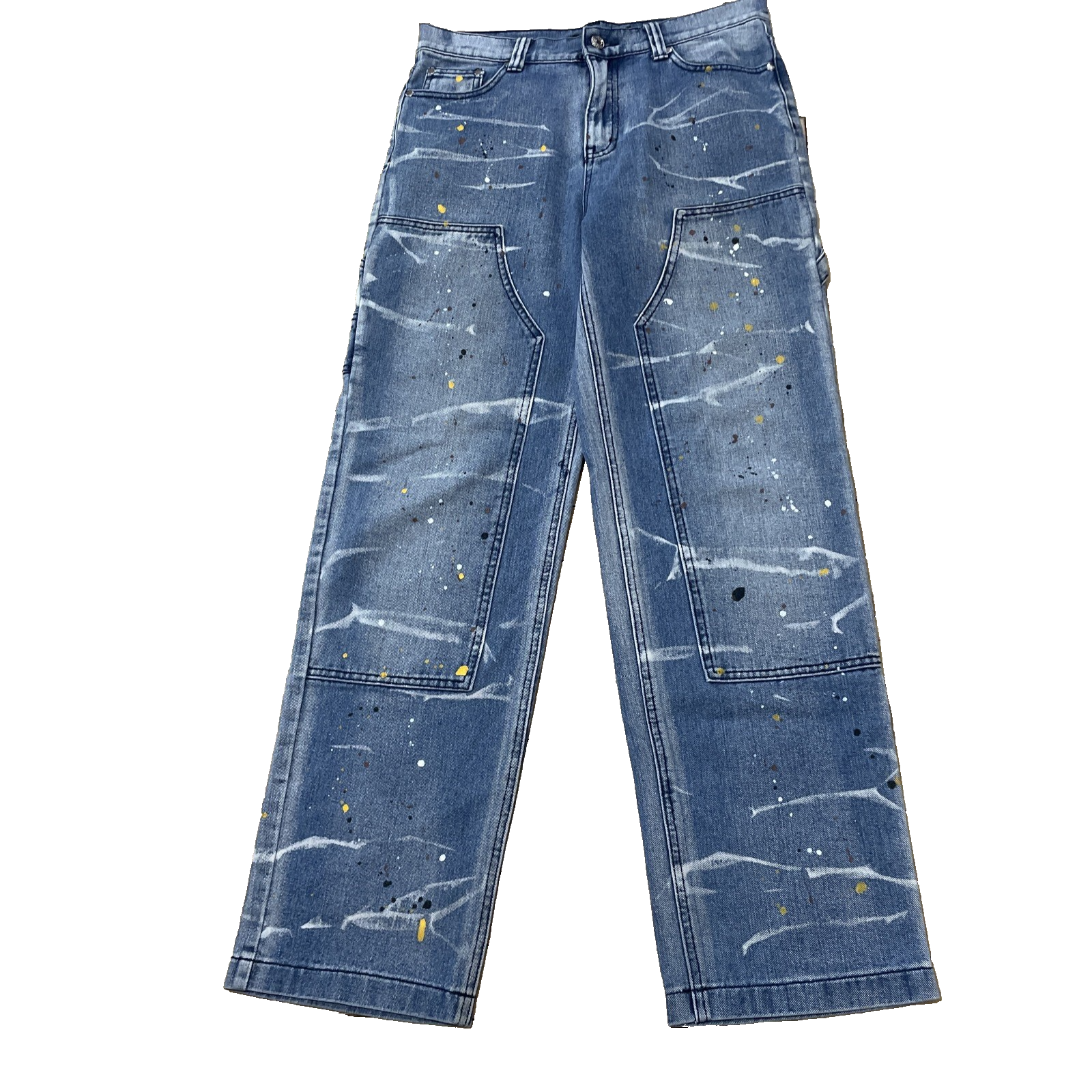 パンツ Jaded London denim 30 Jaded London Carpenter Jeans Baggy Skate Fit Women 30 Paint