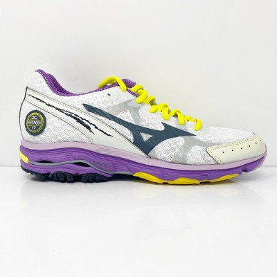 

Mizuno Womens Wave Rider 17 410565 008M Белые кроссовки Кроссовки Размер 6 AA, Белый, Wave Rider 17