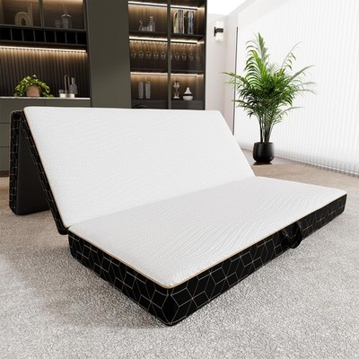 4 Inch Twin Tri Fold Mattress Memory Foam Carry Handle