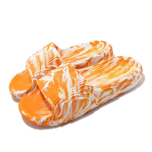 

adidas Originals Adilette 22 Ярко-оранжевые белые мужские сандалии унисекс IE7724, Оранжевый, Adilette 22