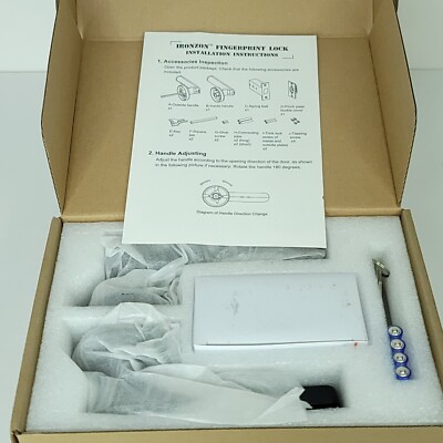Door Lock Lever Type w/ Keypad Keyless Entry Fingerprint Recognition IRONZON NEW