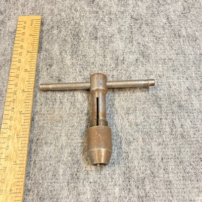 Vintage Tap Wrench Sliding T Handle Adjustable 3/16''- 1/4''