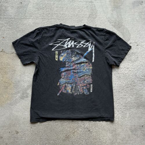 Stussy Samurai Katsushika Hokusai T-shirt Japanese Culture Stussy Samurai Katsushika Hokusai T-shirt Japanese Culture