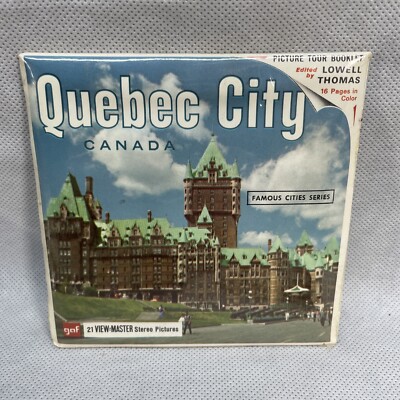 A050 QUEBEC Canada    Vintage Sawyer's View Master Reels New!! STILL SEALED 5S4
