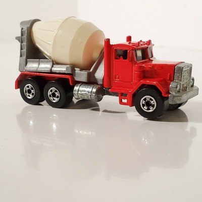 hot wheels peterbilt cement truck 1979