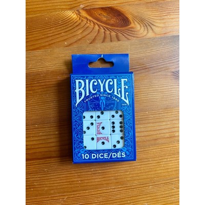 Pack of 10 Dice Bicycle Brand