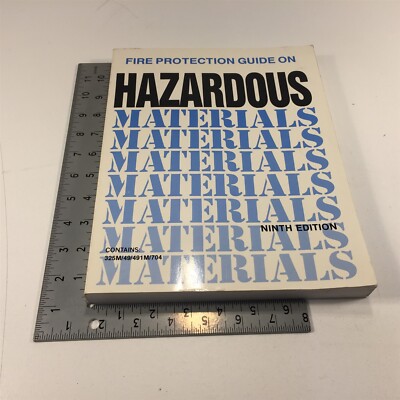 Fire Protection Guide on Hazardous Materials 9th Edition NFPA 1986