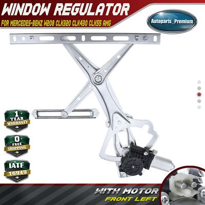 Window Regulator with Motor for Mercedes-Benz CLK320 CLK430 CLK55 AMG Front Left