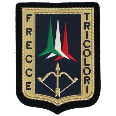Patch Frecce Tricolore Con Nastro Adesivo - 8,5x10 Cm, Applicazione A Caldo, Per Giubbotti E Jeans - Foto 5