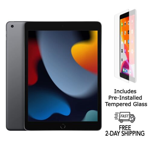 Apple iPad 9th Gen A2602 WiFi 64GB Space Gray with Tempered Glass (Excellent) | eBay Apple iPad 9th Gen A2602 WiFi 64GB Space Gray with Tempered Glass (Excellent) | eBay