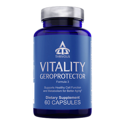 Thrivous Vitality Geroprotector: Metabolic Cellular DNA Anti-Aging Supplement